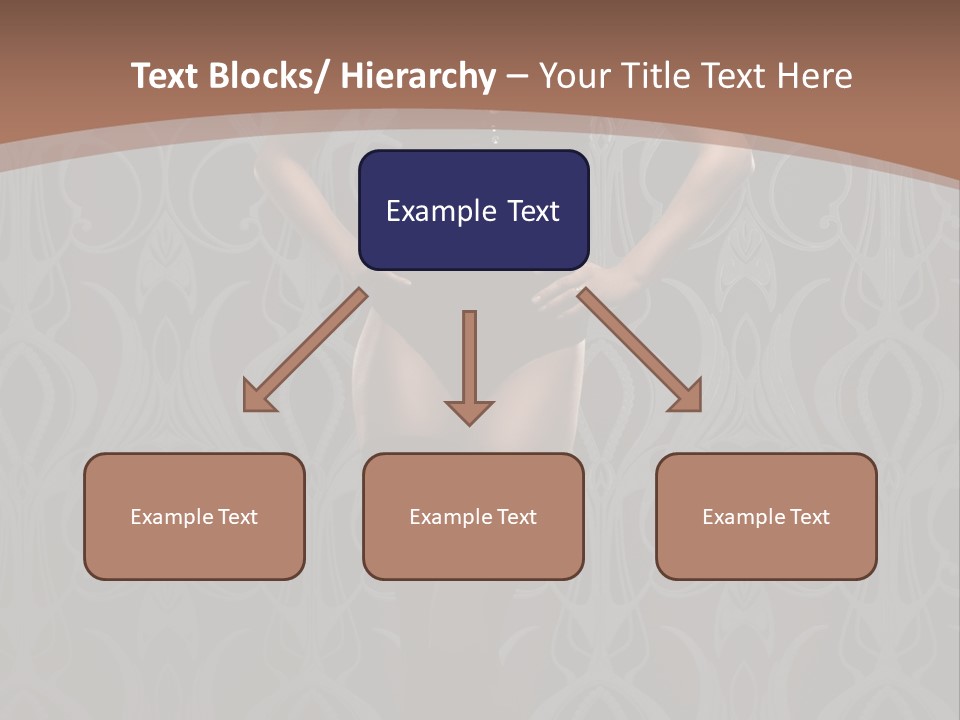Slim Beauty Darkness PowerPoint Template