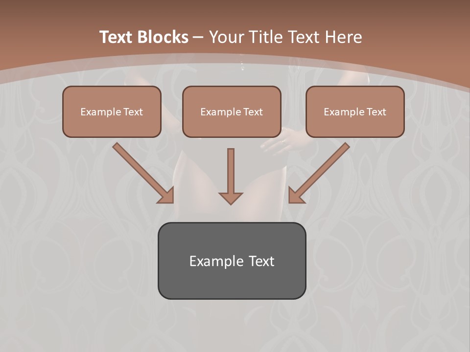 Slim Beauty Darkness PowerPoint Template
