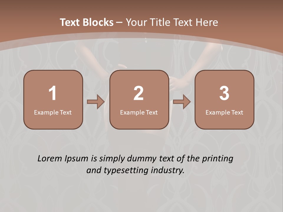 Slim Beauty Darkness PowerPoint Template