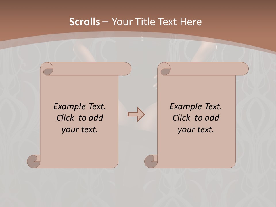 Slim Beauty Darkness PowerPoint Template