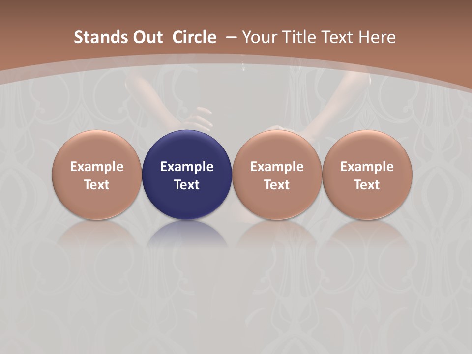 Slim Beauty Darkness PowerPoint Template