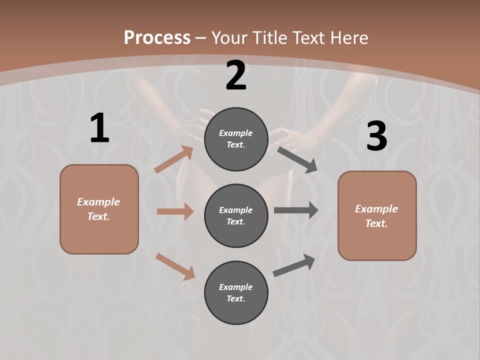 Slim Beauty Darkness PowerPoint Template