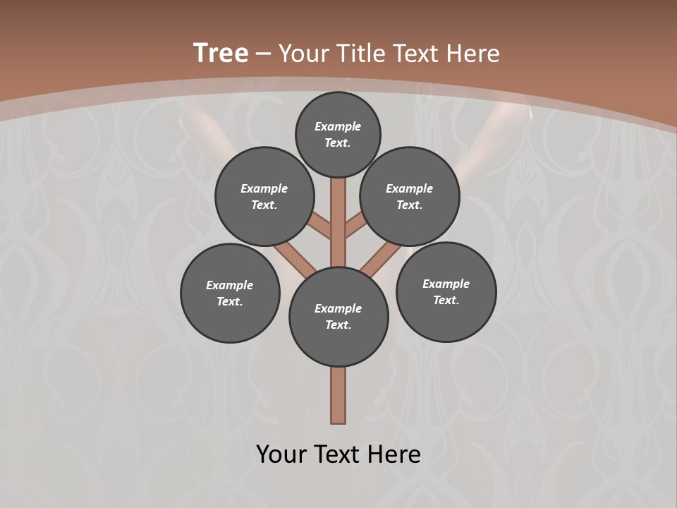 Slim Beauty Darkness PowerPoint Template