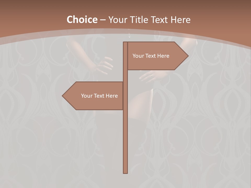 Slim Beauty Darkness PowerPoint Template