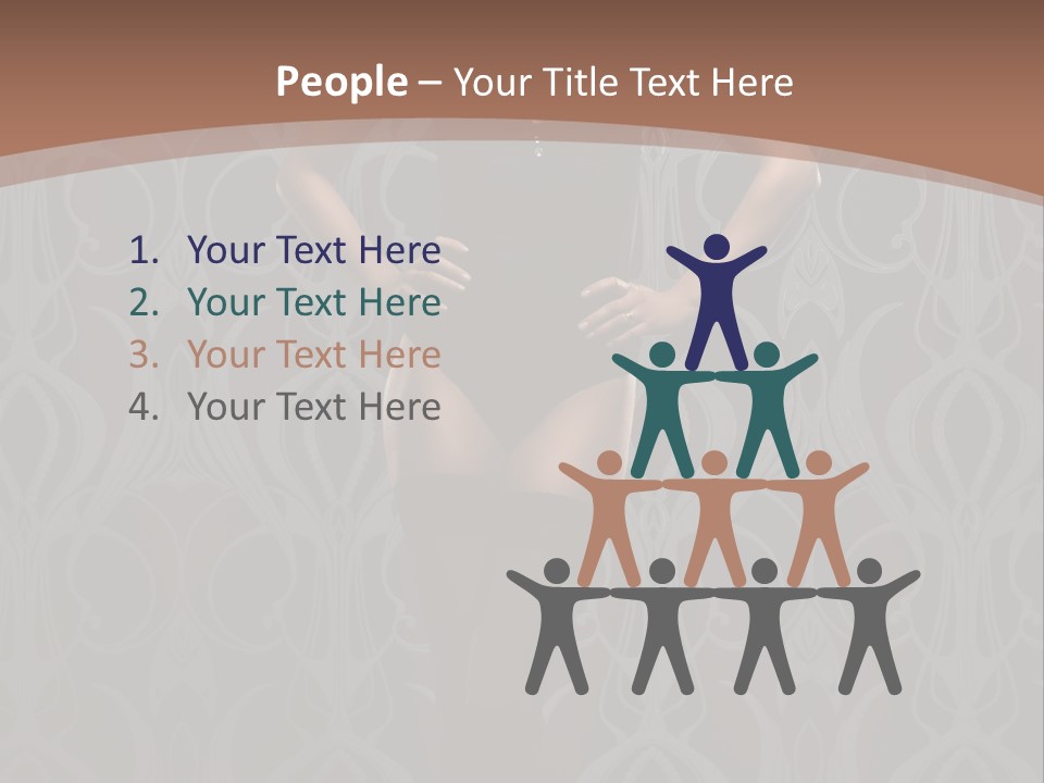 Slim Beauty Darkness PowerPoint Template