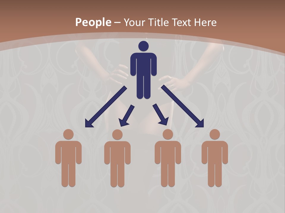 Slim Beauty Darkness PowerPoint Template