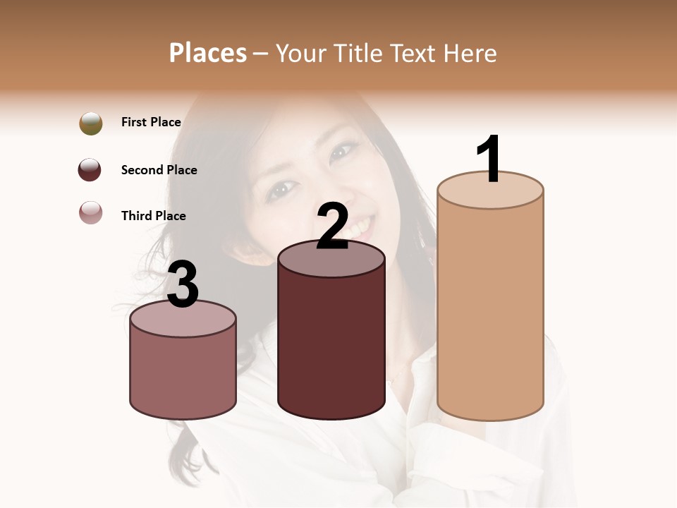Face Female Young PowerPoint Template