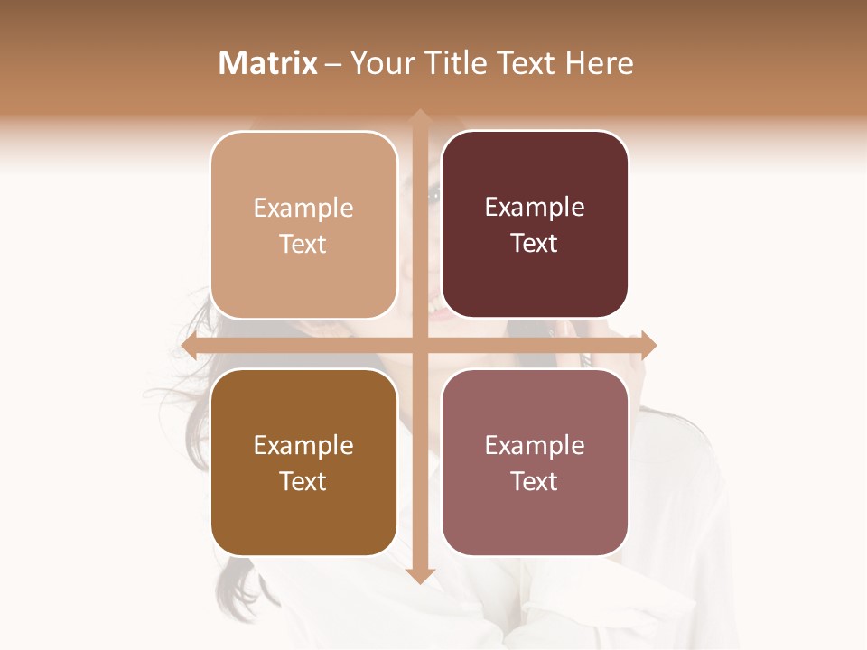 Face Female Young PowerPoint Template