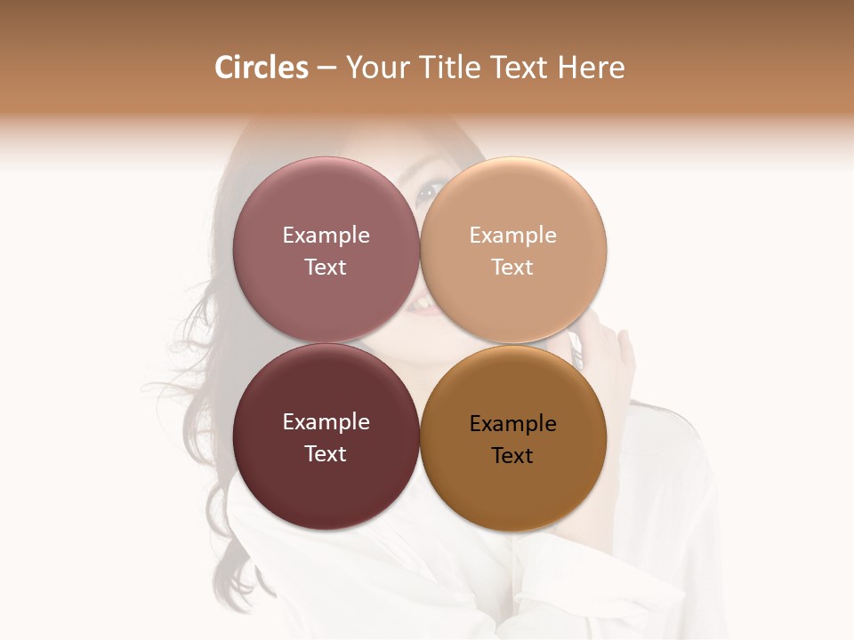 Face Female Young PowerPoint Template