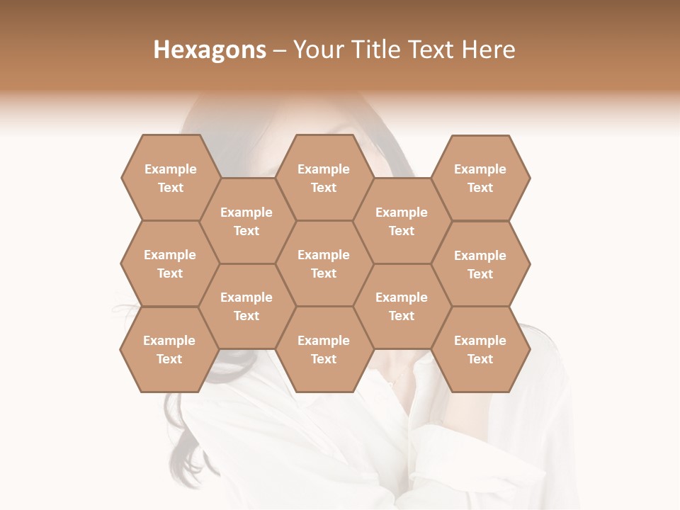 Face Female Young PowerPoint Template