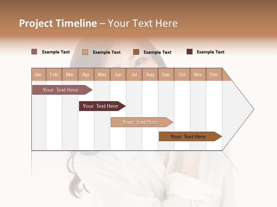 Face Female Young PowerPoint Template