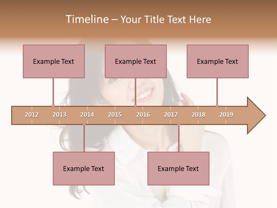 Face Female Young PowerPoint Template