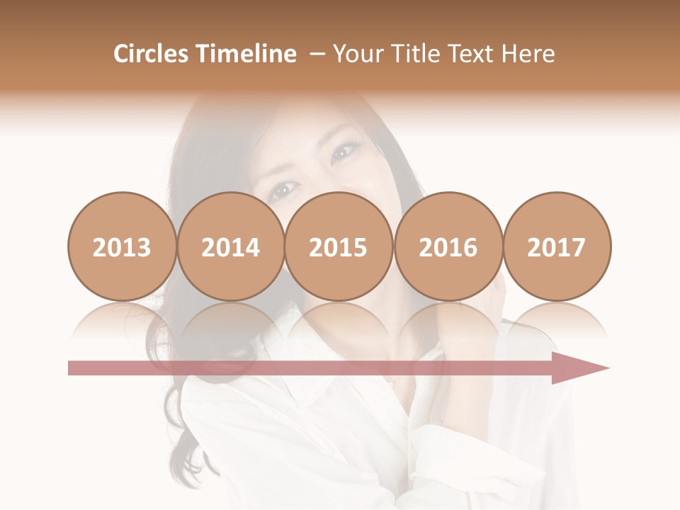 Face Female Young PowerPoint Template