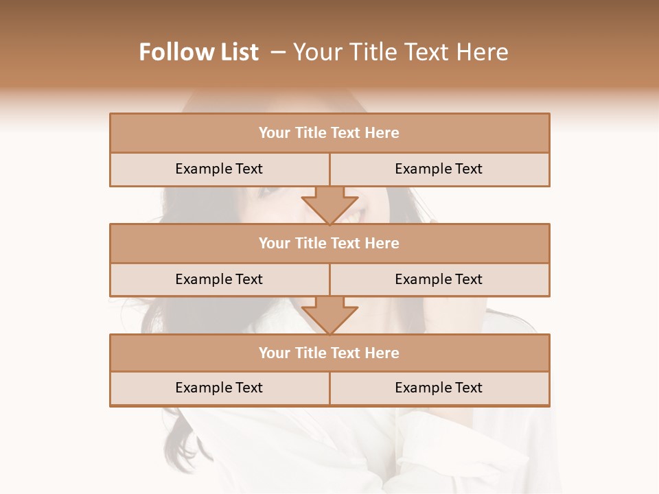 Face Female Young PowerPoint Template