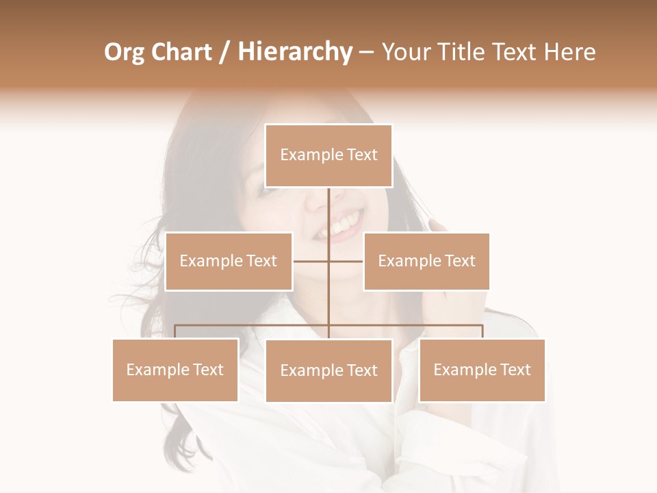 Face Female Young PowerPoint Template