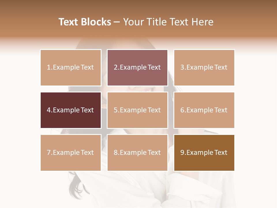 Face Female Young PowerPoint Template