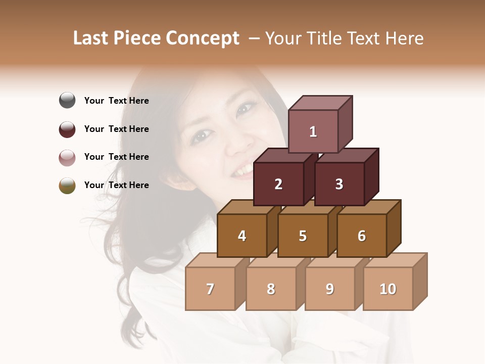 Face Female Young PowerPoint Template
