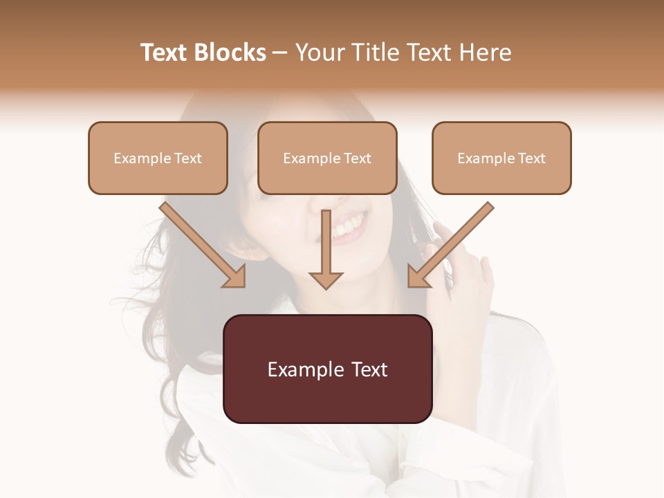 Face Female Young PowerPoint Template