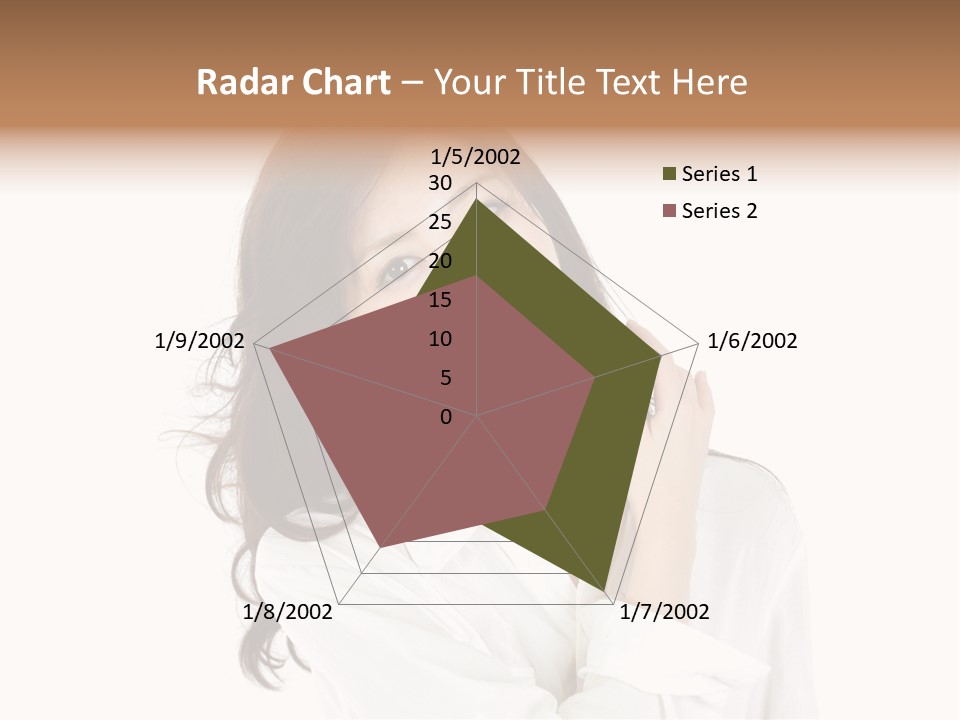 Face Female Young PowerPoint Template