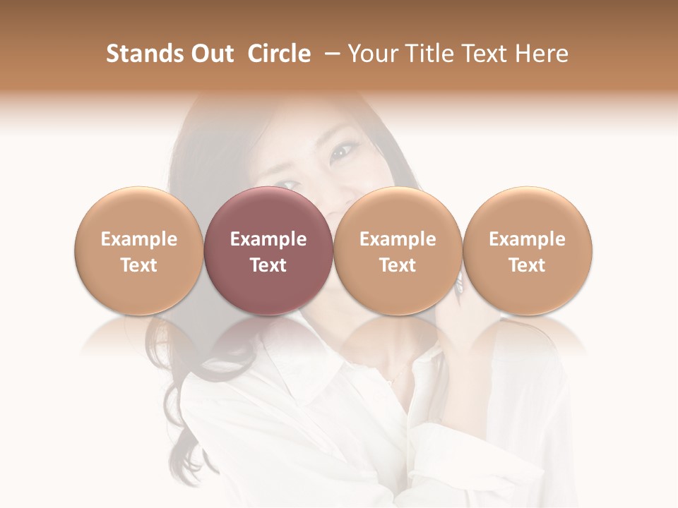 Face Female Young PowerPoint Template