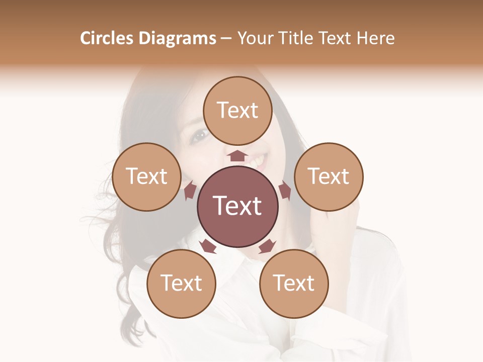 Face Female Young PowerPoint Template