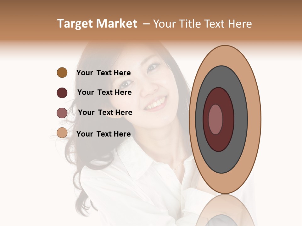 Face Female Young PowerPoint Template