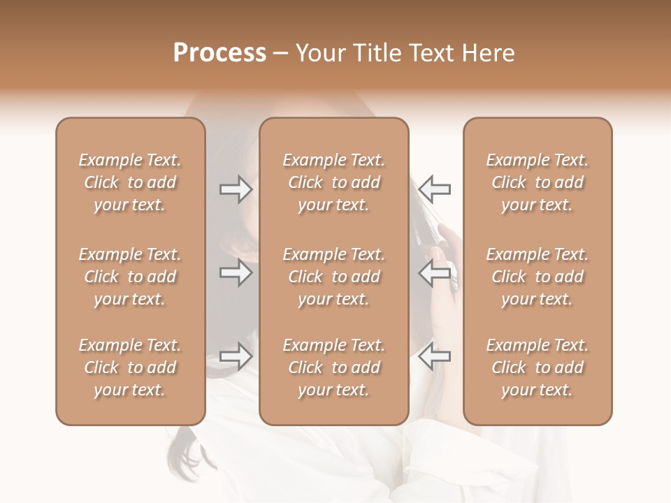 Face Female Young PowerPoint Template