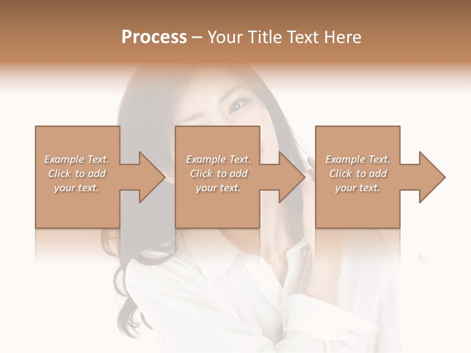 Face Female Young PowerPoint Template