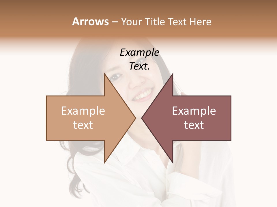 Face Female Young PowerPoint Template