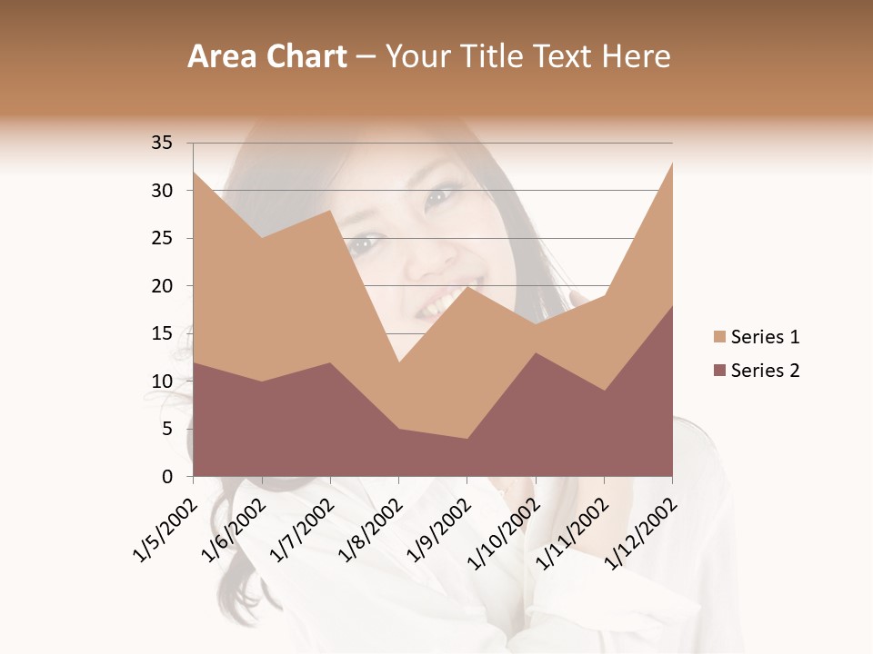 Face Female Young PowerPoint Template