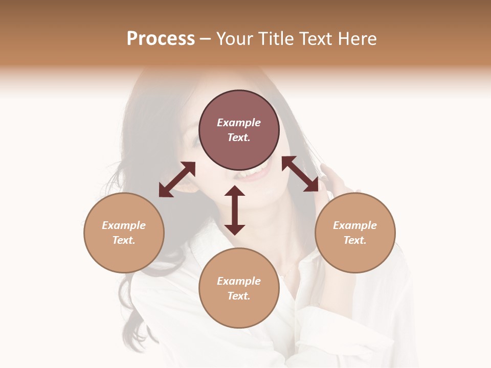 Face Female Young PowerPoint Template