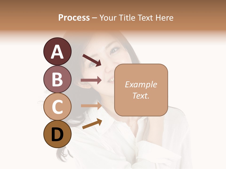 Face Female Young PowerPoint Template