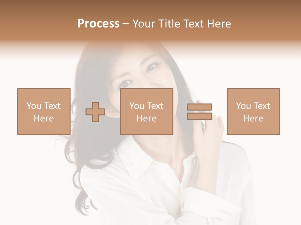 Face Female Young PowerPoint Template