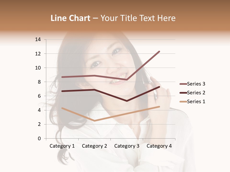 Face Female Young PowerPoint Template