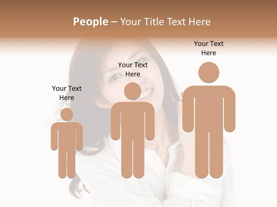 Face Female Young PowerPoint Template