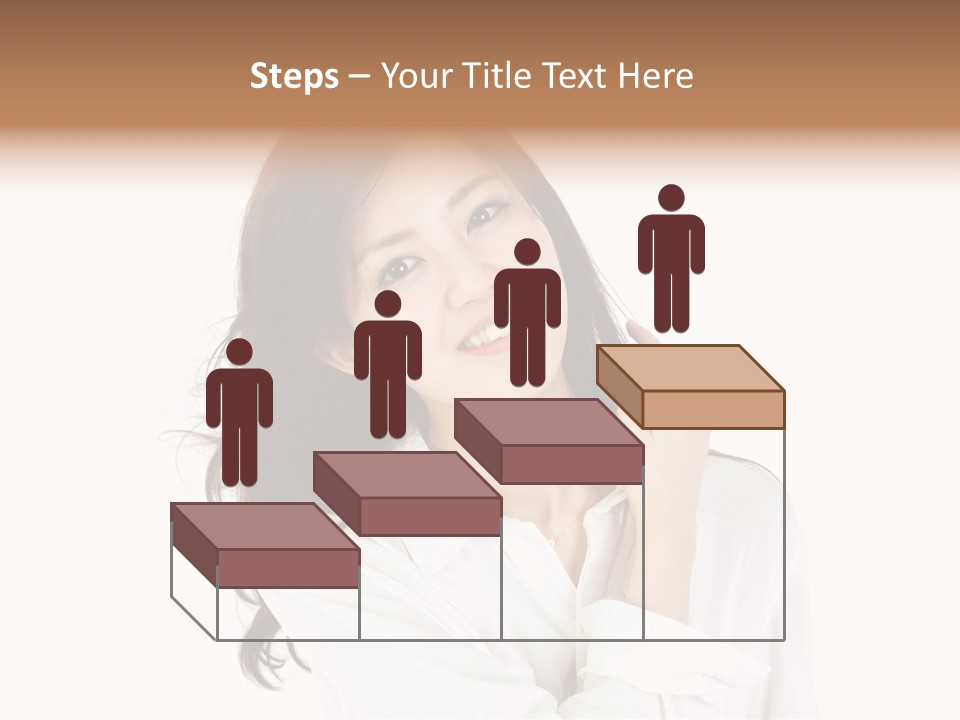 Face Female Young PowerPoint Template