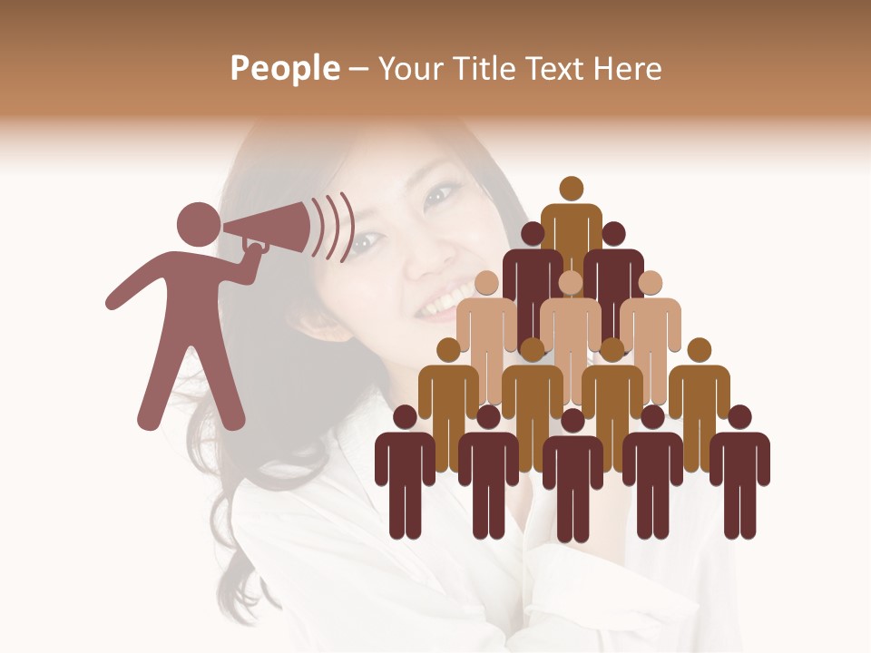 Face Female Young PowerPoint Template