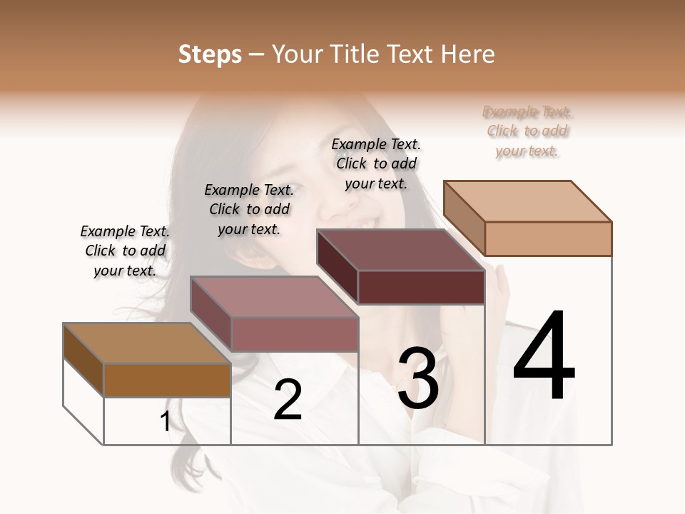 Face Female Young PowerPoint Template