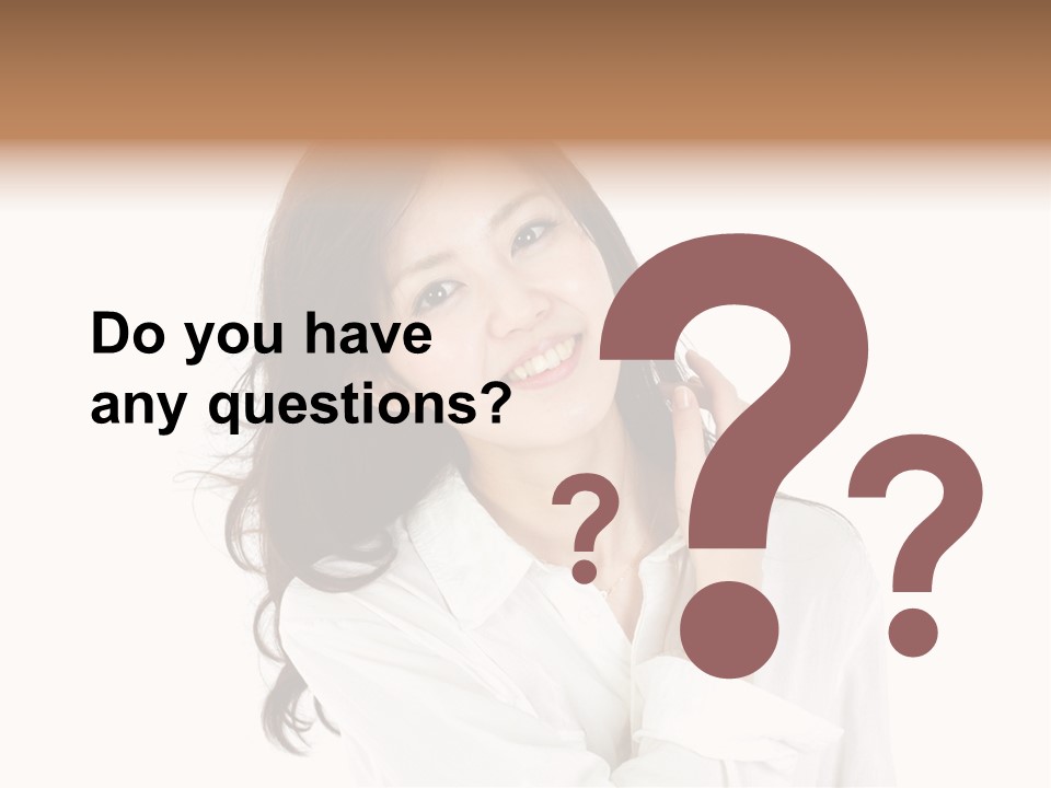 Face Female Young PowerPoint Template