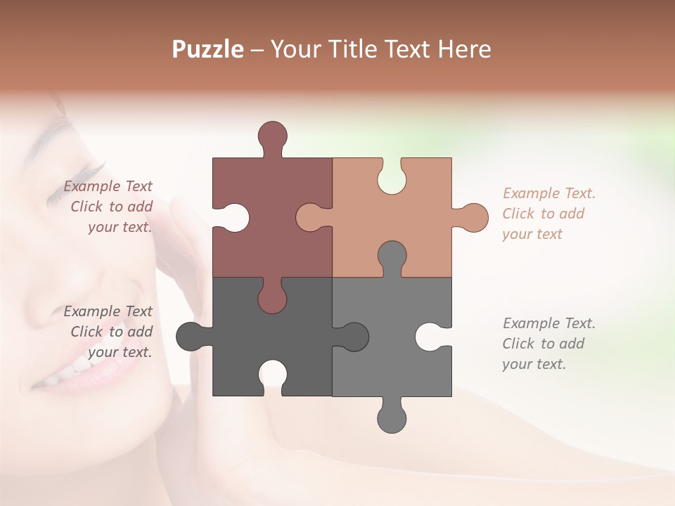 Hand Touch Cute PowerPoint Template