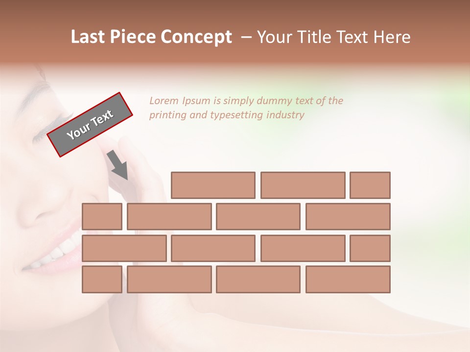 Hand Touch Cute PowerPoint Template