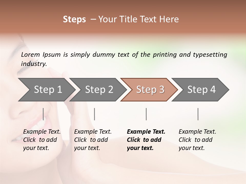 Hand Touch Cute PowerPoint Template