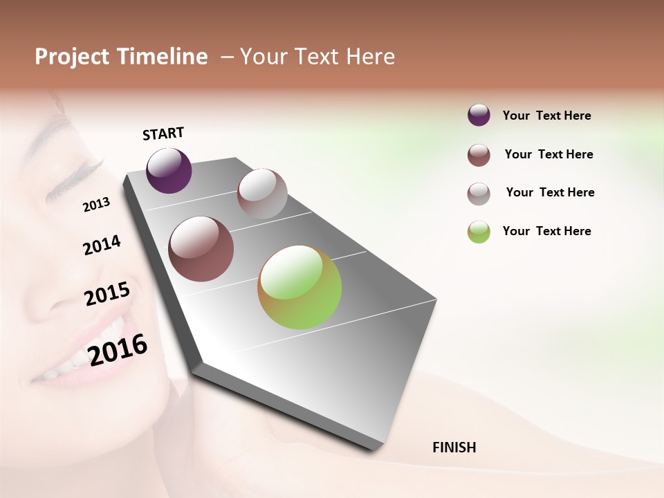 Hand Touch Cute PowerPoint Template
