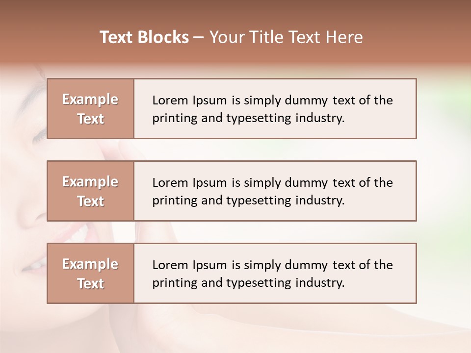 Hand Touch Cute PowerPoint Template