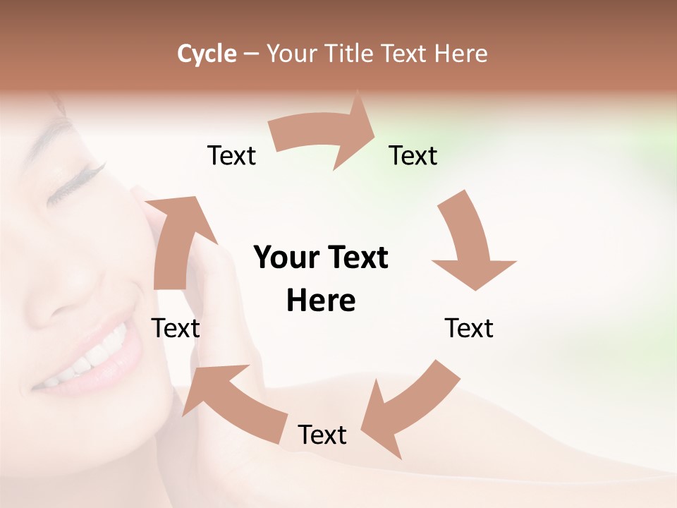 Hand Touch Cute PowerPoint Template