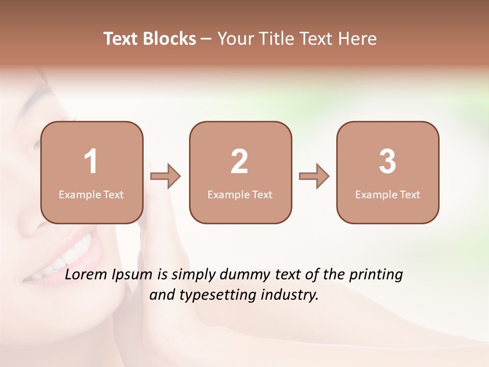 Hand Touch Cute PowerPoint Template