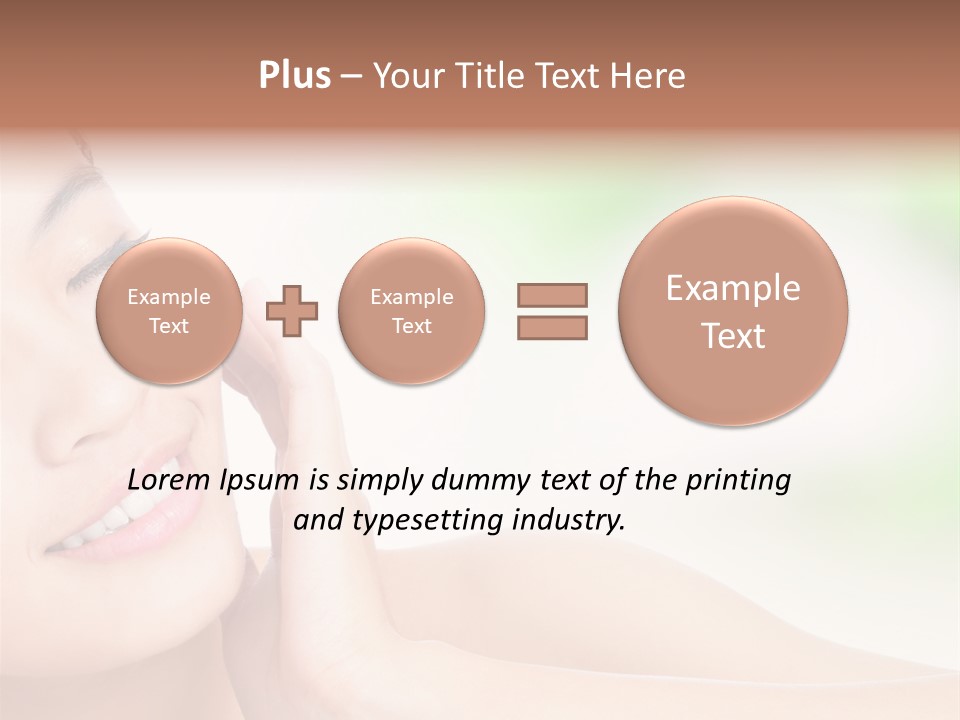 Hand Touch Cute PowerPoint Template