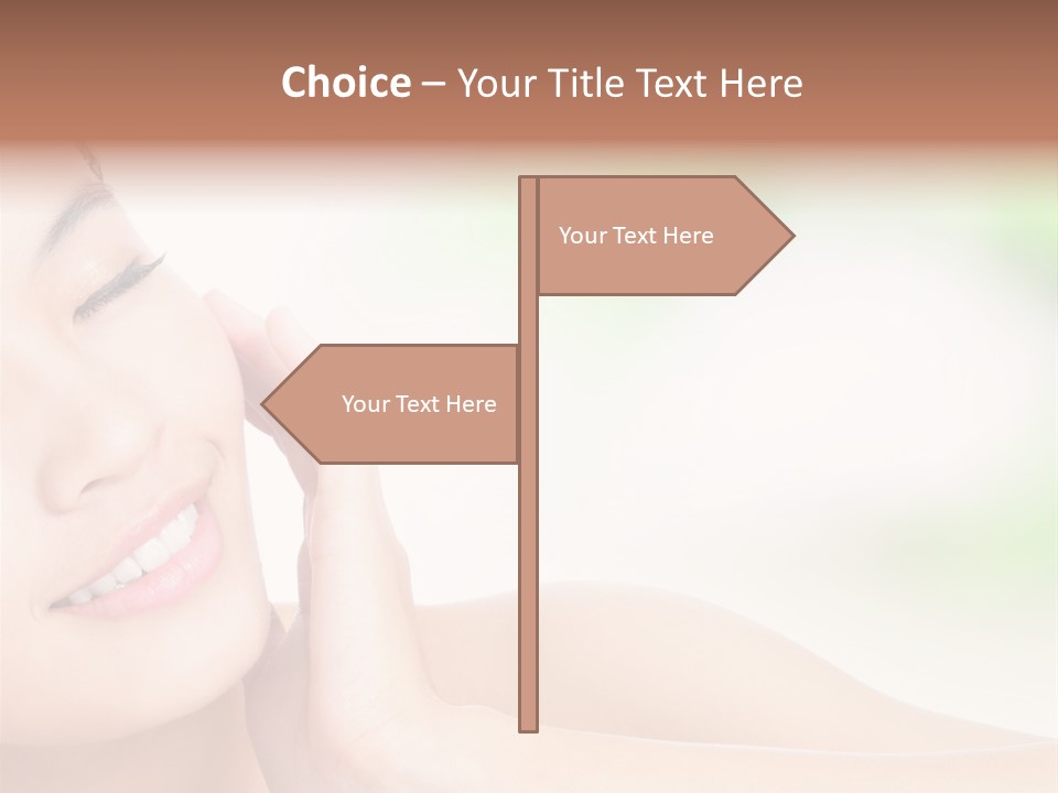 Hand Touch Cute PowerPoint Template