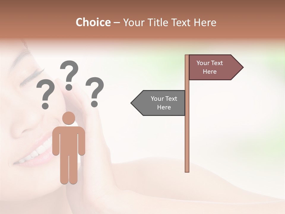 Hand Touch Cute PowerPoint Template