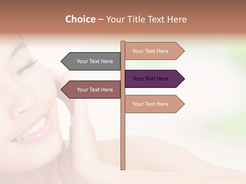 Hand Touch Cute PowerPoint Template